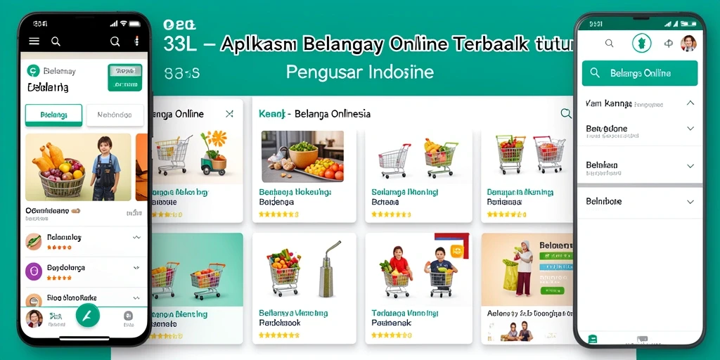 Tampilan antarmuka 33L yang user-friendly saat berbelanja online.