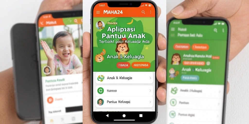 Antarmuka intuitif MAHA24 untuk pemantauan anak yang efektif.