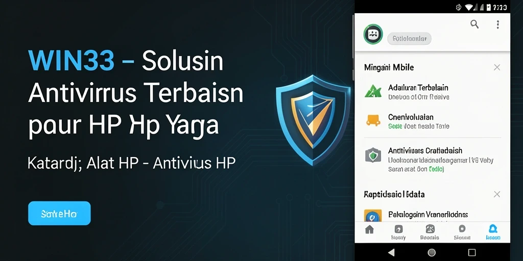 Antarmuka WIN33 yang intuitif dan fungsional untuk Antivirus HP.