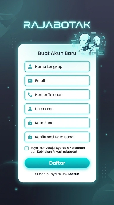 Panduan Registrasi Akun Rajabotak untuk Pengguna Android